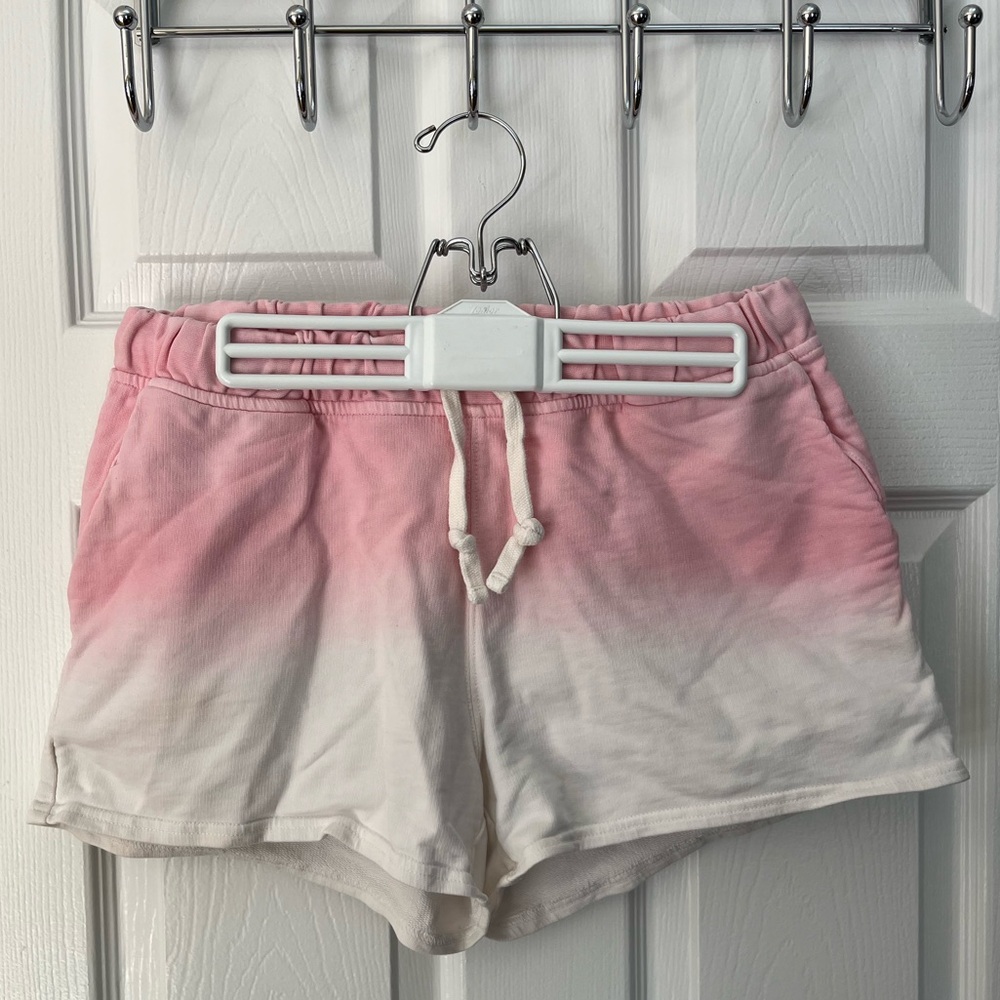J. Crew Factory Pink and White Ombre Women Shorts